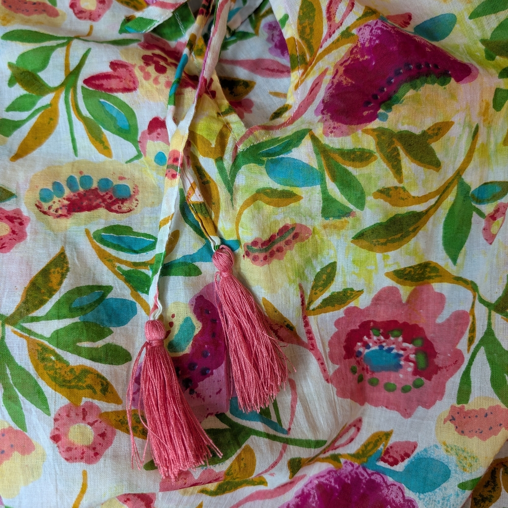 Vibrant Floral Mini Dress - Picture 13 of 15